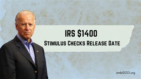 Irs Stimulus Checks Release Date Get More Updates Ambt