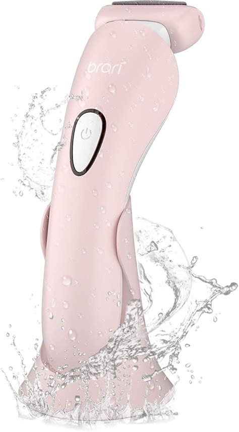 Brori Rasoio Elettrico Donna Ricaricabile Depilatore Lady Shaver Corpo