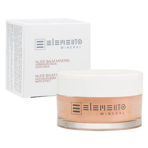 Hidratante Facial Efeito Mate Elemento Mineral Nude Balm Hidratante