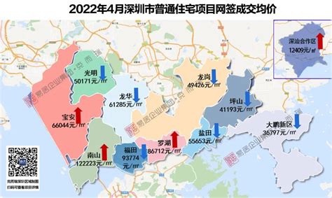 深圳最新房价地图公布！附各项目网签均价表中金在线财经号