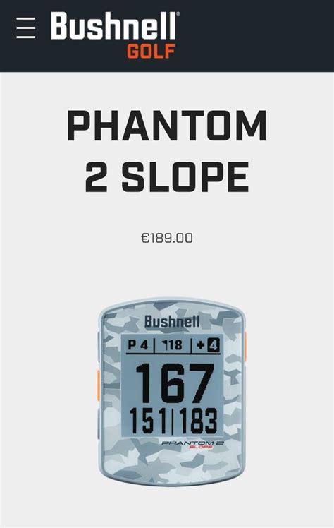 Bushnell Phantom 2 Slope Gps Distance Device Sports Equipment Sports