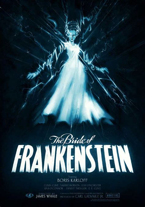 Bride Of Frankenstein 1935 907x1293 By Steph C R MoviePosterPorn