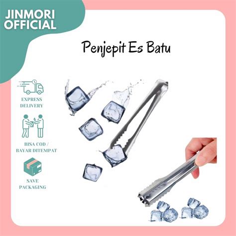 Jual Jm Jepitan Es Batu Stainless Jepitan Gorengan Kue Penjepit