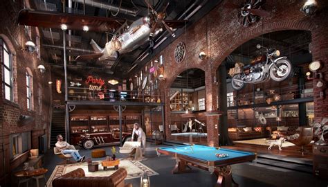 Incredible Lofts That Push Boundaries Man Cave Loft Loft Living