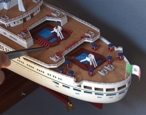 TS Raffaello Ocean Liner Model