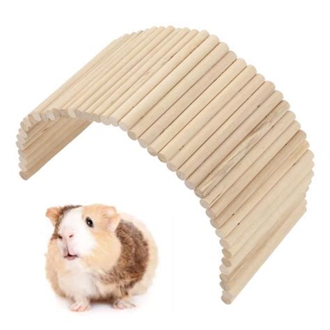 Pwshymi Tunnel En Bois Pour Hamsters Pwshymi Pont D Escalade Pour