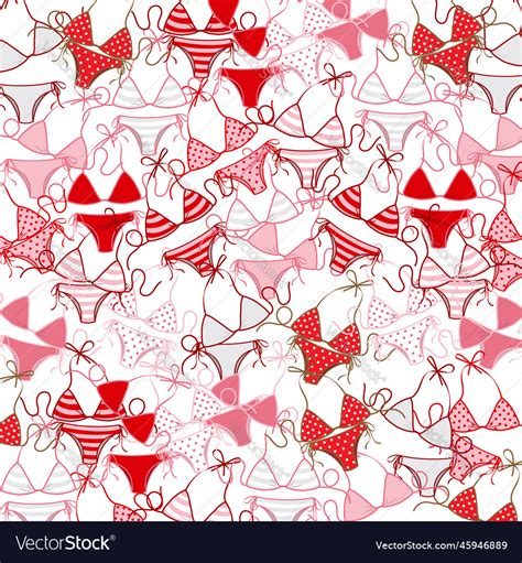 Paper Art With Swimming Suit Or Bikini And Summer Vector Image
