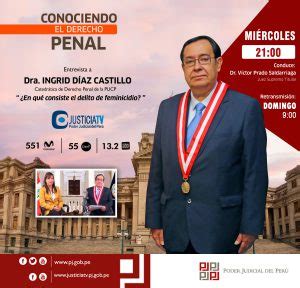 Juez Supremo V Ctor Prado Justiciatv El Canal Del Poder Judicial Del Per