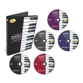 Coleção Piano Nível Zero 5 DVDs Edon