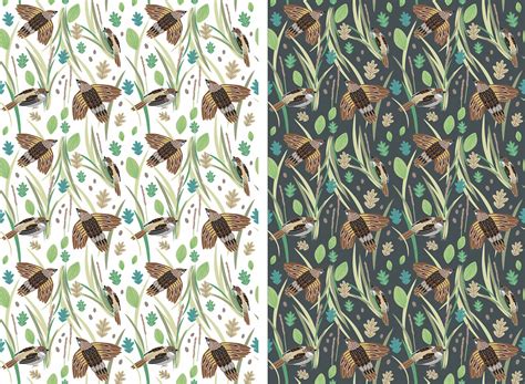 Дизайн тканей. Паттерны (вектор) on Behance