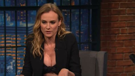 Naked Diane Kruger In Late Night With Seth Meyers