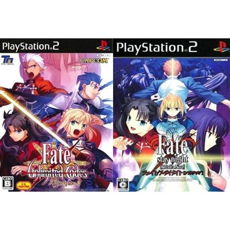 Kit Fate Unlimited Codes Fate Stay Night Realta Nua Com 2 Jogos Ps2