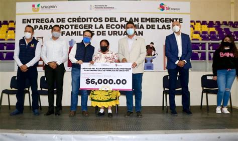 Ayuntamiento De Uruapan Entrega Cr Ditos Para Apoyar A Mipymes