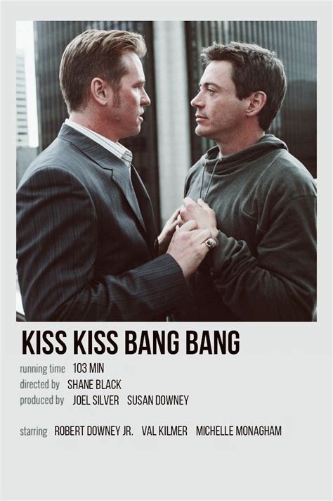 kiss kiss bang bang poster | Movies to watch, Great movies to watch, Film posters minimalist