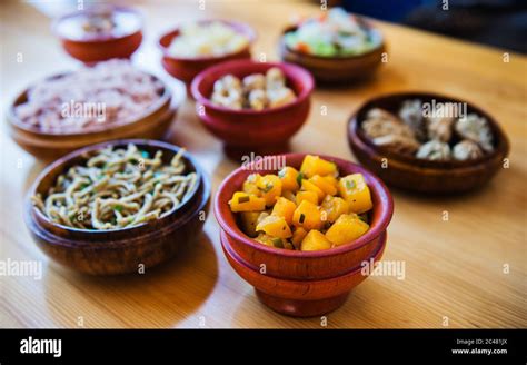 Traditional Bhutanese food Stock Photo - Alamy