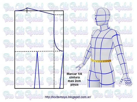 Kivita Moyo Trazado Paso A Paso De Patron Espalda Del Cuerpo Base