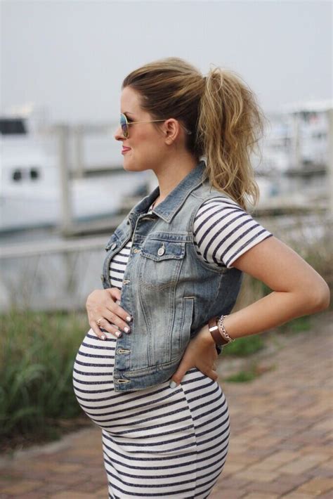 Maternity Style With Pinkblush Maternity Striped Maternity Dress