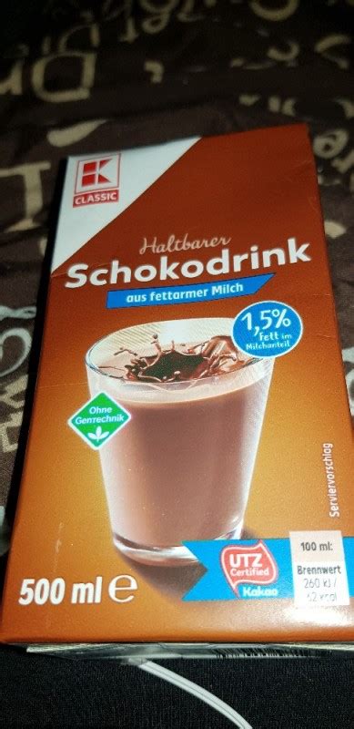 Kaufland Schokodrink 1 5 schoko Kalorien Milchgetränke Fddb