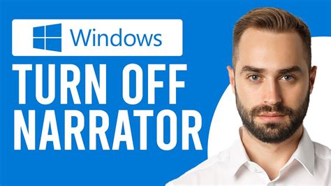 How To Turn Off Narrator On Windows How Do You Turn Off Narrator On