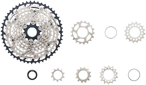 Shimano Slx Cs M Cassette Speed T Silver Black Micro