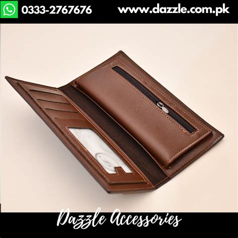 Black Men Long Wallet Dazzle Accessories