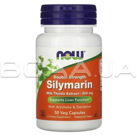 Now Foods Milk Thistle Extract 300 Mg Silymarin Double Strength 50