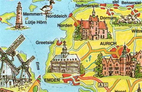 Scriptor's Postcards: 433 An Ostfriesland Map