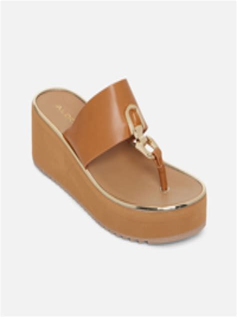 Buy Aldo Brown Wedge Heels Heels For Women 17564996 Myntra