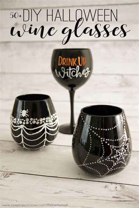 DIY Halloween Wine Glasses – The Perfect Girl’s Night!