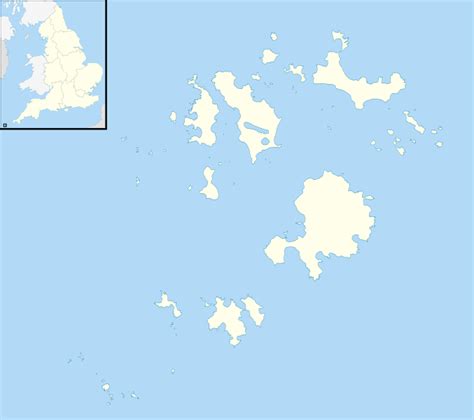 Image: Isles of Scilly UK location map