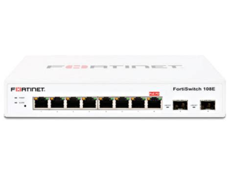 New Fortinet Fortiswitch Fs 108e Layer 2 Fortigate Switch 8xge Rj45 Lan