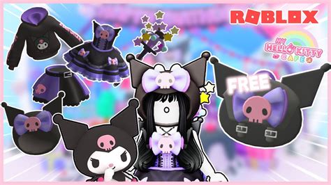 無料アイテムがついに登場 クロミちゃんのかわいいアイテムをgetしよう💜🖤[roblox ロブロックス] Youtube