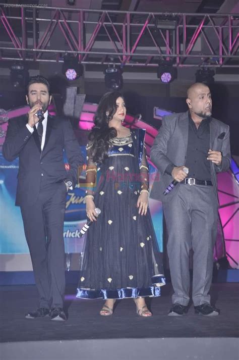 Vishal Dadlani Shekhar Ravjiani Shreya Ghoshal At Junior Indian Idol