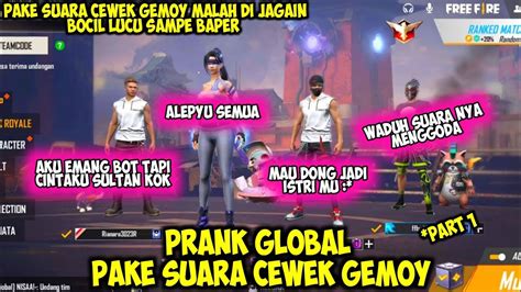 Prank Global Pake Suara Cewek Gemoy Ketemu Bocil Kocak Auto Di Jagain