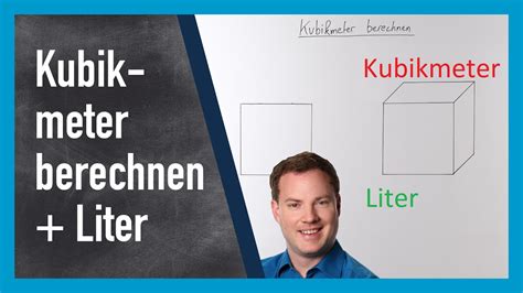 Kubikmeter Berechnen Und Danach In Liter Umrechnen YouTube