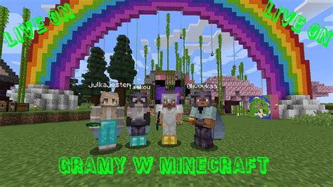 Live onGramy w Minecraft niestety z dziewczynami1zł 5min YouTube