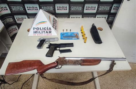 Pol Cia Militar Prende Idoso Em Flagrante Por Posse Ilegal De Armas Em