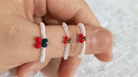 Easy Method Kiraz Y Z K Yap M How To Make Beaded Cherry Ring