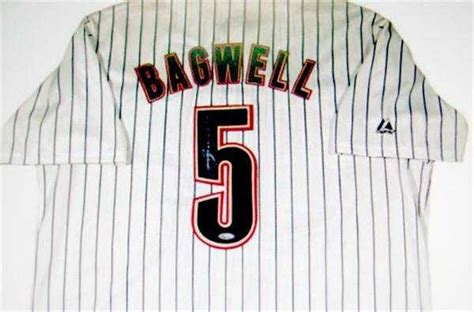 Jeff Bagwell Autographed Jersey