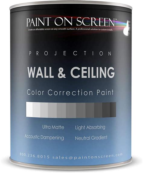 The Best Paint to Use for Projector Screen Surfaces