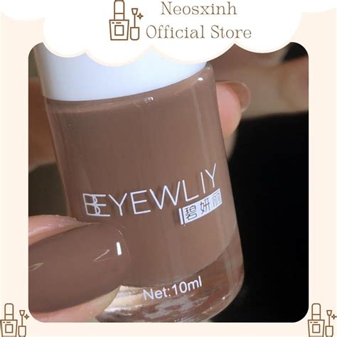 Sơn Móng Tay Beyewliy 10ml Màu Nude Đen Trắng Trong Suốt Kim Tuyến Pastel Tím Neosxinh Nails