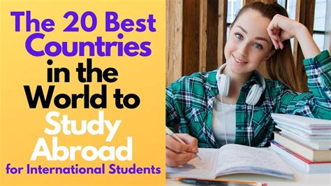 Top 20 Best Countries To Study Abroad For International Students YouTube