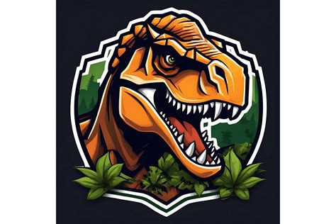 Dinosaur Logo Graphic by Craftable · Creative Fabrica