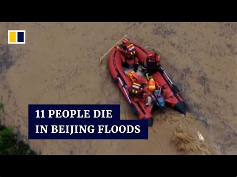 Dead Missing In Beijing Floods As Tropical Storm Doksuri Lashes