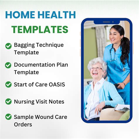 Home Health Nurse Templates Bagging Technique Documentation Plan Start Of Care Oasis Nursing