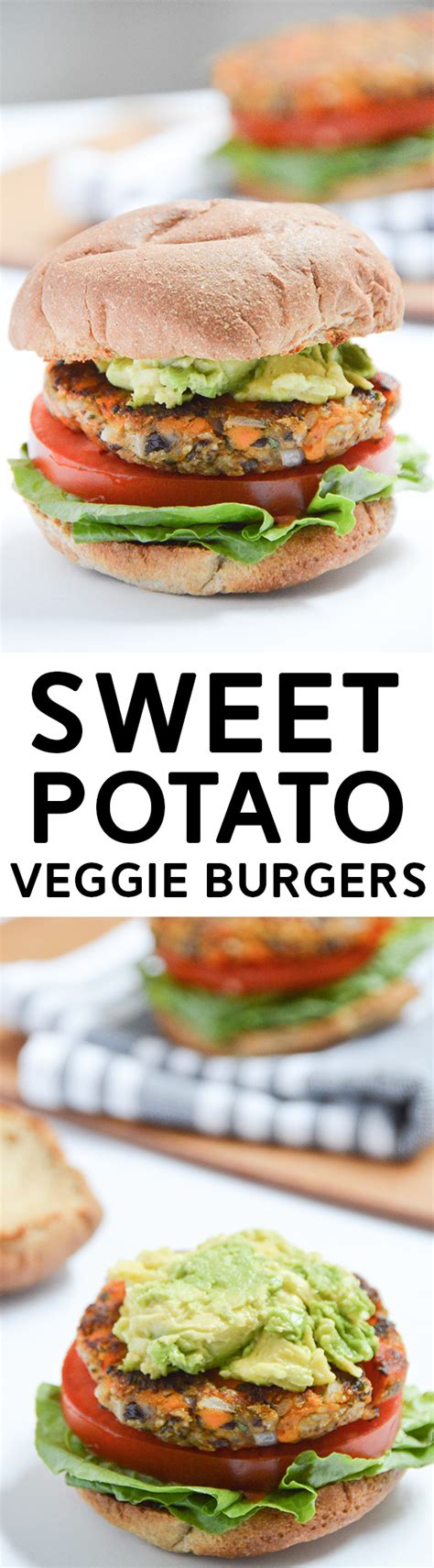 Sweet Potato Veggie Burgers Vegan