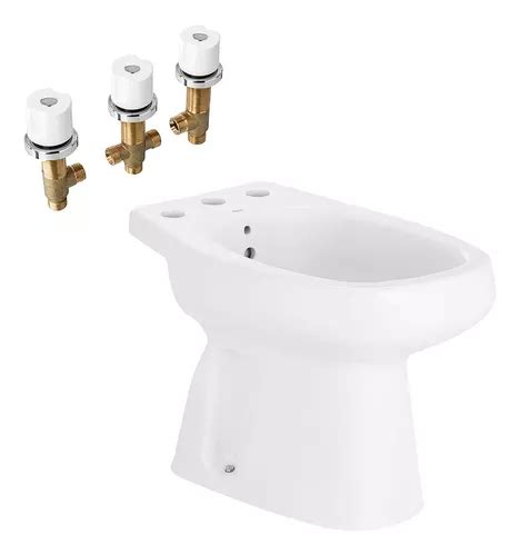 Combo Completo Bidet Roca Mónaco Grifería Peirano Malba