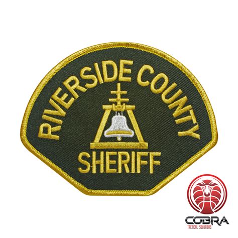 Riverside County Sheriff embroidered patch | Iron On | Police Airsoft