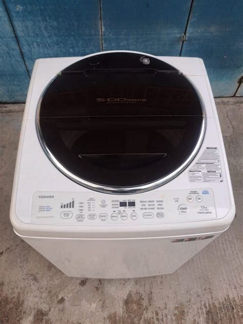 Mesin Basuh Toshiba Inverter 12kg Tv And Home Appliances Washing Machines And Dryers On Carousell