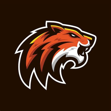 Premium Vector Tiger Esport Gaming Mascot Logo Design Angry Roaring